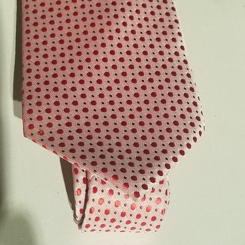 Men's tie- Apsley Tailor Ltd pink and red